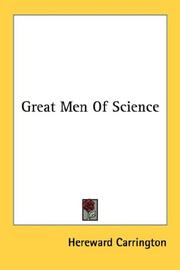 Cover of: Great Men Of Science