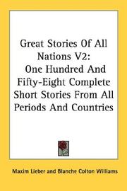 Cover of: Great Stories Of All Nations V2 by 