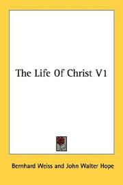 Cover of: The Life Of Christ V1