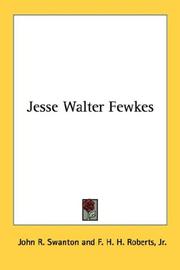 Cover of: Jesse Walter Fewkes | John Reed Swanton