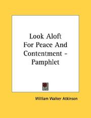 Cover of: Look Aloft For Peace And Contentment - Pamphlet