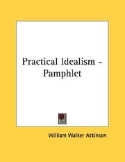 Cover of: Practical Idealism - Pamphlet