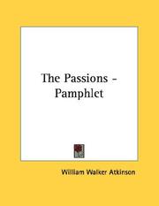 Cover of: The Passions - Pamphlet