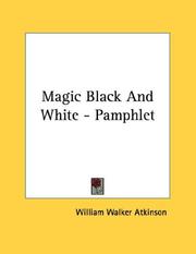 Cover of: Magic Black And White - Pamphlet