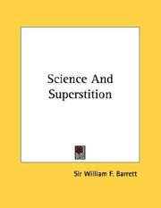 Cover of: Science And Superstition