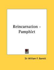 Cover of: Reincarnation - Pamphlet