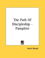 Cover of: The Path Of Discipleship - Pamphlet