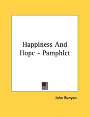 Cover of: Happiness And Hope - Pamphlet