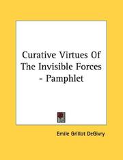 Curative Virtues Of The Invisible Forces - Pamphlet PDF