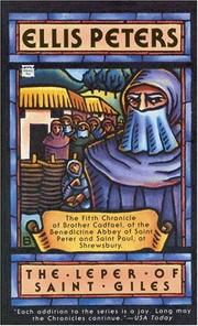 Cover of: Leper of Saint Giles (Brother Cadfael Mysteries)