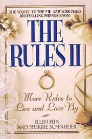 Cover of: The Rules(TM) II: Rules to Live and Love By