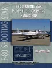 Cover of: Lockheed F-80 Shooting Star Pilot's Flight Operating Manual
