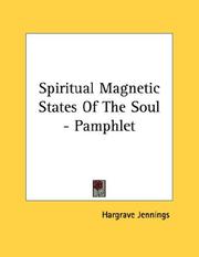 Cover of: Spiritual Magnetic States Of The Soul - Pamphlet