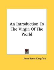 Cover of: An Introduction To The Virgin Of The World