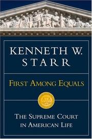 Cover of: First Among Equals: The Supreme Court in American Life