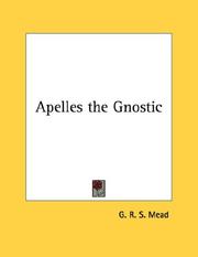 Cover of: Apelles the Gnostic