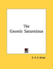 Cover of: The Gnostic Saturninus
