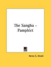 Cover of: The Sangha - Pamphlet by Henry S. Olcott
