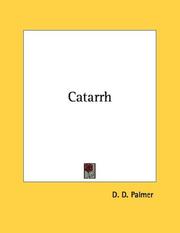 Cover of: Catarrh