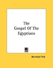Cover of: The Gospel Of The Egyptians