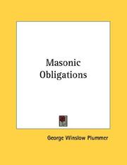 Cover of: Masonic Obligations