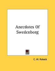 Cover of: Anecdotes Of Swedenborg