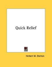 Cover of: Quick Relief