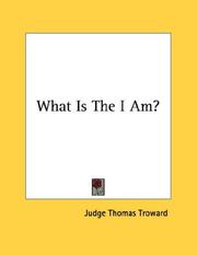 Cover of: What Is The I Am?