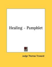 Cover of: Healing - Pamphlet