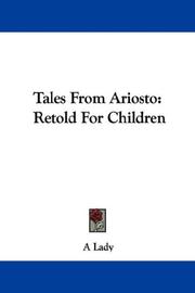 Cover of: Tales From Ariosto: Retold For Children