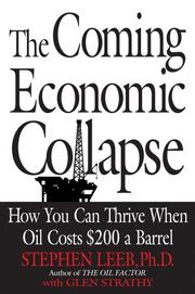 The coming economic collapse by Stephen Leeb
