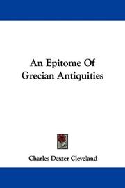 Cover of: An Epitome Of Grecian Antiquities