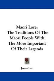 Maori lore by James Izett