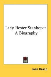 Cover of: Lady Hester Stanhope: A Biography