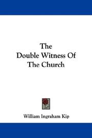 Cover of: The Double Witness Of The Church