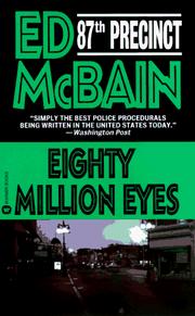 Cover of: Eighty Million Eyes (87th Precinct)