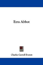 Cover of: Ezra Abbot