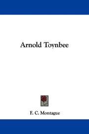 Arnold Toynbee by F. C. Montague