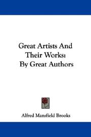 Cover of: Great Artists And Their Works: By Great Authors
