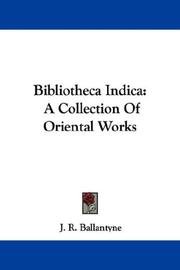 Cover of: Bibliotheca Indica: A Collection Of Oriental Works