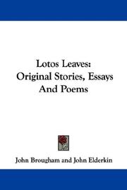 Cover of: Lotos Leaves by 