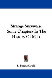 Cover of: Strange Survivals | Sabine Baring-Gould