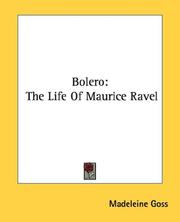 Cover of: Bolero by Madeleine Goss