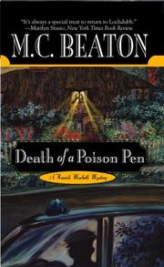 Cover of: Death of a Poison Pen