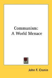 Cover of: Communism: A World Menace