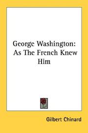 Cover of: George Washington: As The French Knew Him