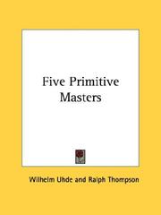 Five primitive masters by Wilhelm Uhde