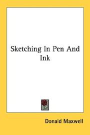 Cover of: Sketching In Pen And Ink