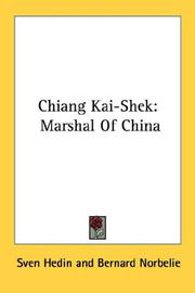 Cover of: Chiang Kai-Shek: Marshal Of China