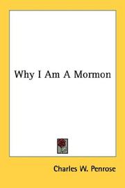 Cover of: Why I Am A Mormon